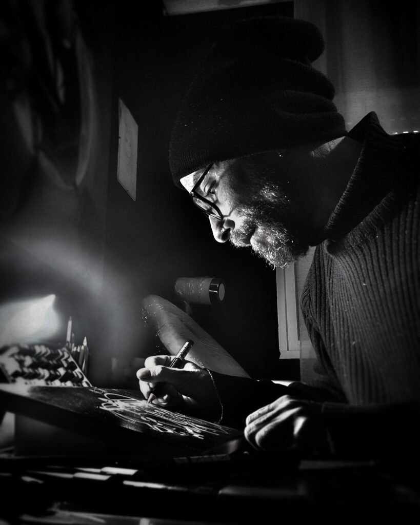 Técnica Black and Grey